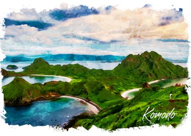 Komodo Mountains Indonesia