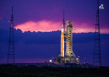 Sunset at Space Center