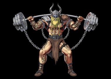 Viking Warrior Bodybuilder