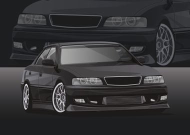 toyota chaser black