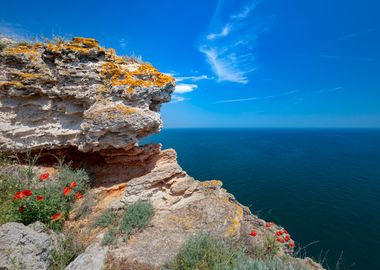 Seascape, coast, Bulgaria