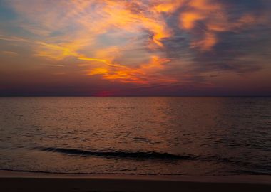 Sunset, Baltic Sea, Poland