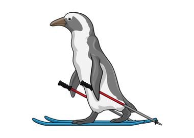 Penguin Skier Ski