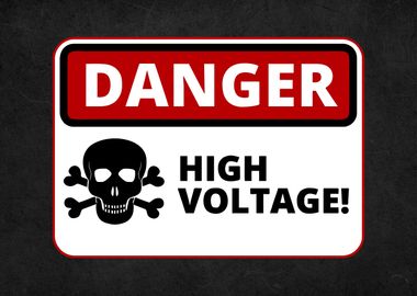 danger high voltage