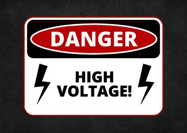 danger high voltage