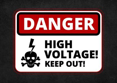 danger high voltage