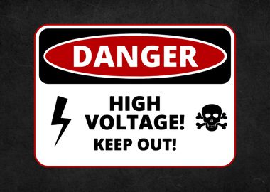 danger high voltage