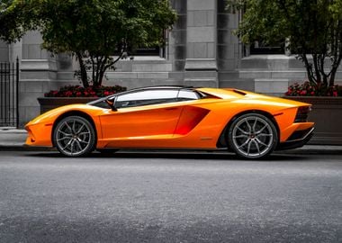 Italian Orange super car