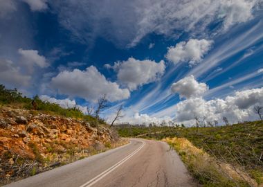 Spain, blue sky, holiday