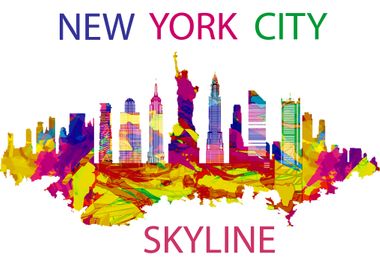 New York City Skyline USA