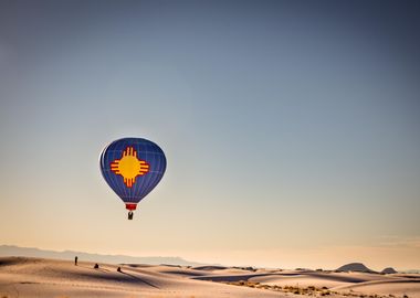 Zia flight at White Sands