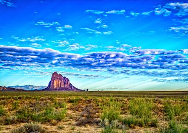 Shiprock Rock with Wings 