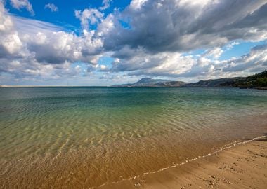 Sea landscape Greek Island