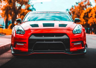 Nissan GTR street race