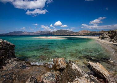 Sea landscape Greek Island