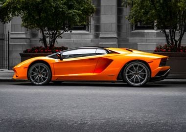 Lamborghini side view