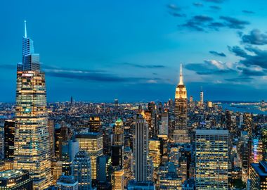 New York At Dusk