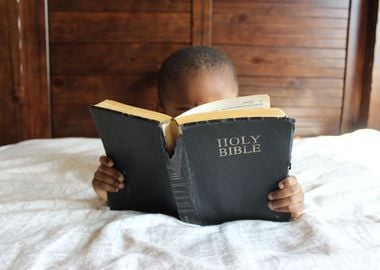 Little Boy Bible Reading 