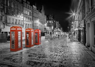 Telephone boxes Edinburgh