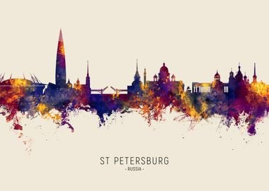 St Petersburg Skyline