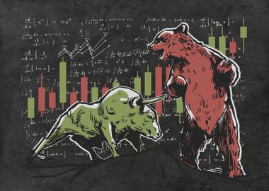 Stock market bear bull 