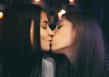 LGBT Women in love