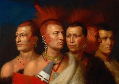 American native portraits