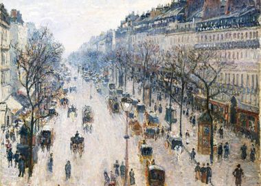 The Boulevard Montmartre 