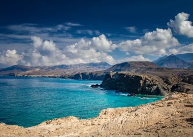 Spain landscape, seascape