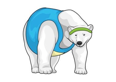 Polar bear Running Fitness