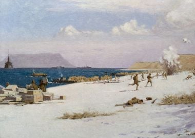 Troops Landing on C Beach