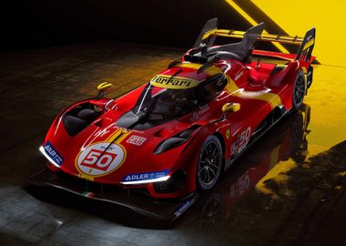 2023 Ferrari 499P Race Car