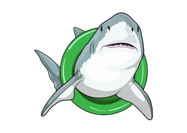 Shark Swimming Lifebuoy