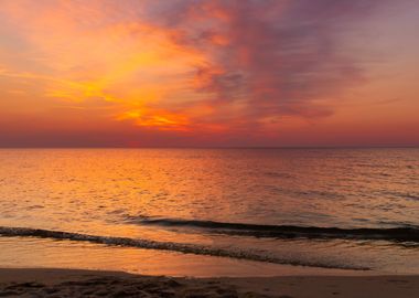 Sunset, Baltic Sea, Poland