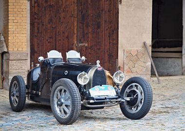 Old Bugatti Racing Car