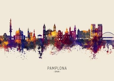 Pamplona Skyline Spain