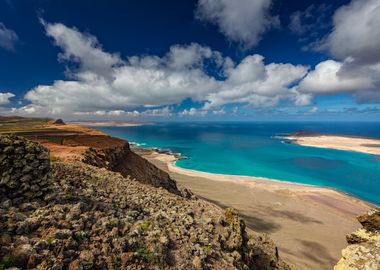 Spain seascape, Lanzarote