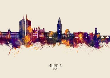 Murcia Skyline Spain