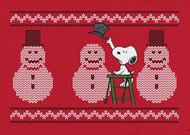 Snowman Snoopy Sweater