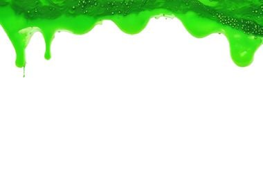 Slime dripping top green w