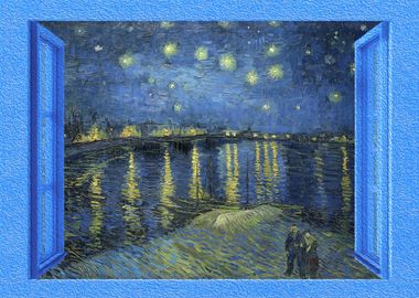 Van gogh art painting view