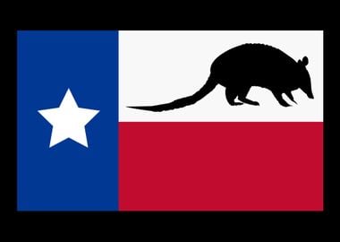 Texas Armadillo Flag