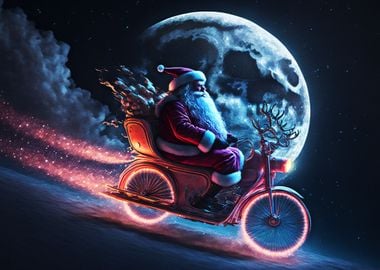 Santa Claus Riding