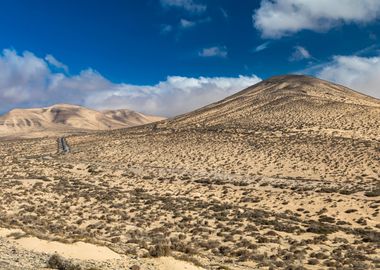 Spain landscape, volcano