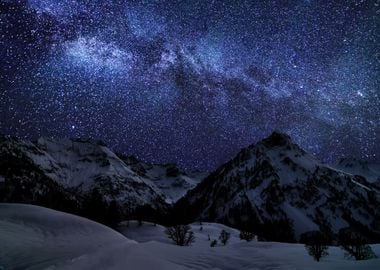 Winter Snow Mountains