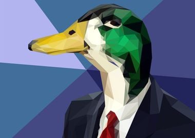 mallard in suit meme