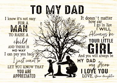 To My Dad Daughter