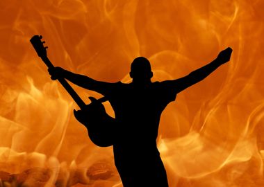 Music in flames