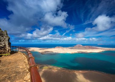 Spain landscape, volcano