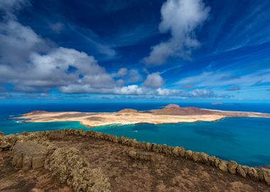 Spain landscape, volcano